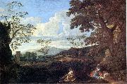 Nicolas Poussin, Paysage avec une femme se lavant les pieds
